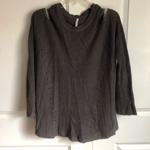 Vintage Willow and Clay  Grunge Grey Sweater